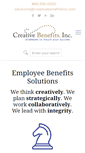 Mobile Screenshot of creativebenefitsinc.com